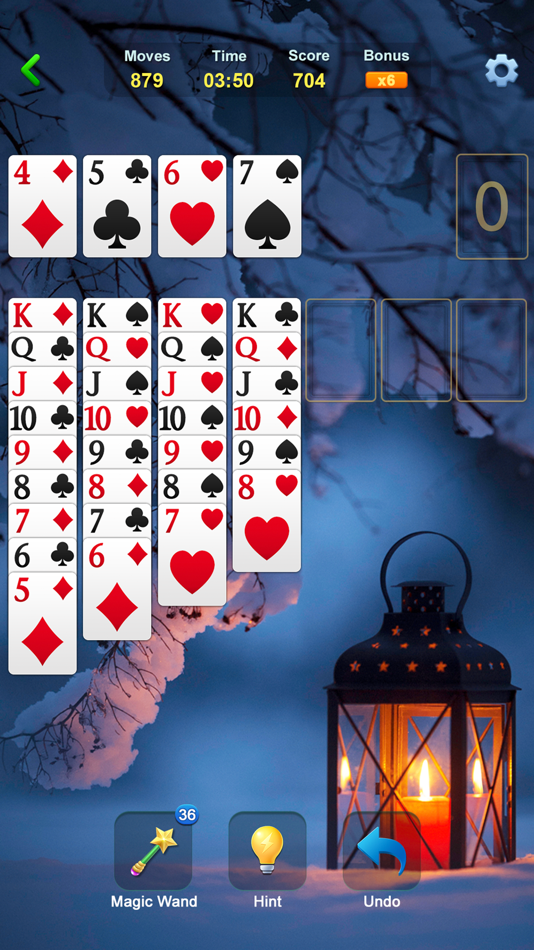 #3. Solitaire - Brain Puzzle Game (iOS) Podle: Oakever Games