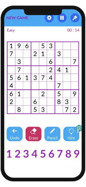 Classic Sudoku Brain Puzzle screenshot 3