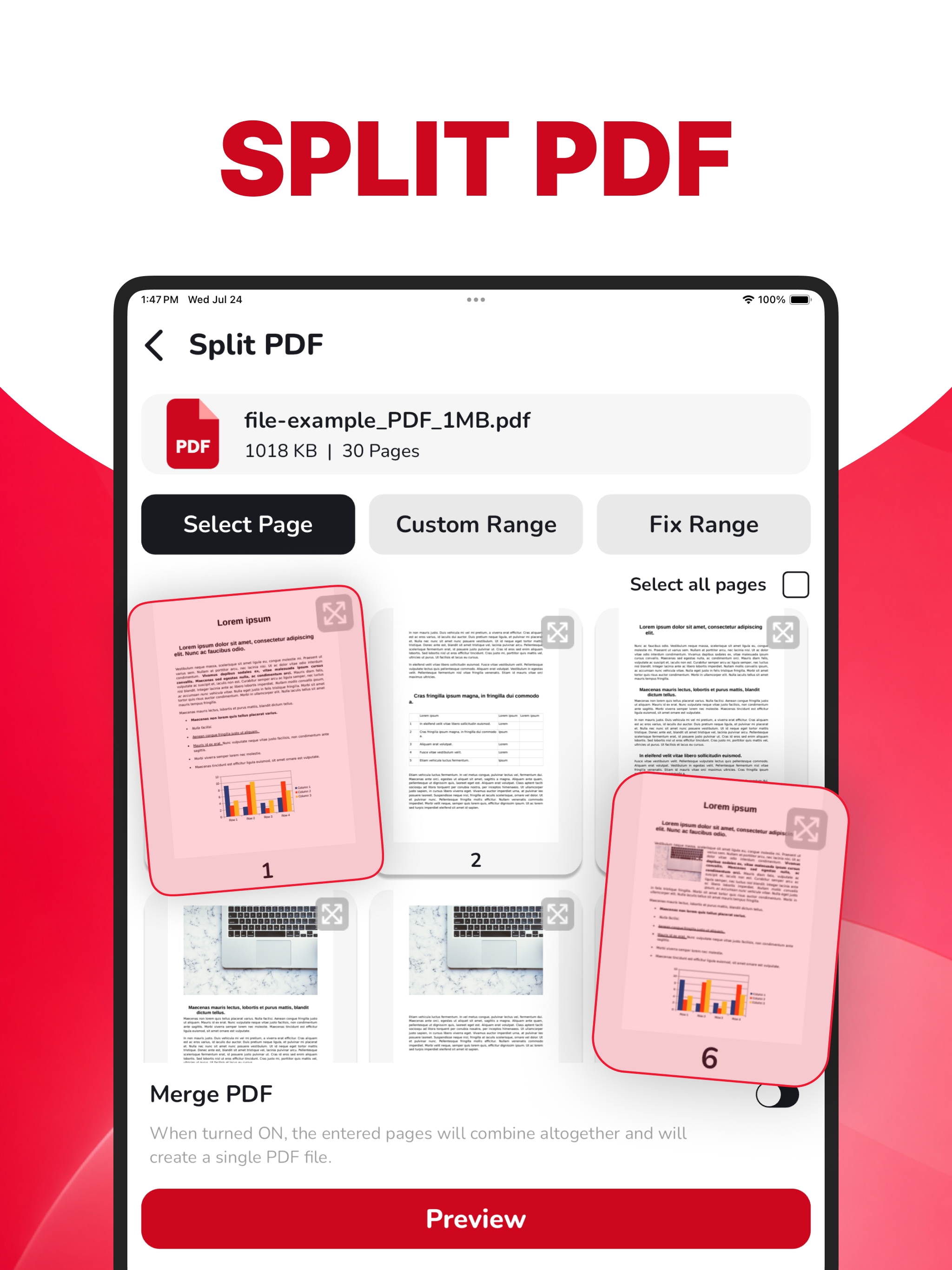 Split PDF : Extract PDF Pages screenshot 9