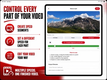 Video Speed Editor - Changer iPad screenshot
