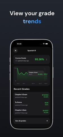 Dicy: Track Your Grades iPhone screenshot