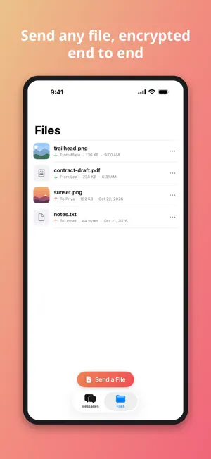 CarrierPony: PGP Chat & Files screenshot 4