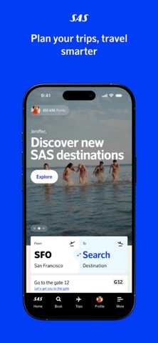 SAS – Scandinavian Airlines App Store preview screenshot 2