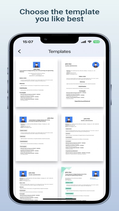 Resume Builder CV App Screenshot