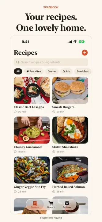 Sousbook screenshot 1
