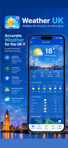 WeatherUK: Live Rain Radar screenshot 1