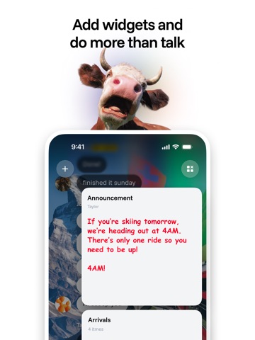 Idle – Chat & Widgets iPad screenshot