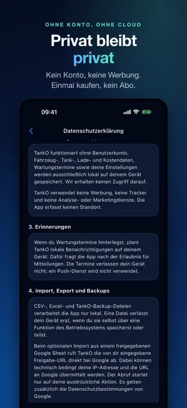 TankO – Tankkosten & Verbrauch screenshot 6 of 8