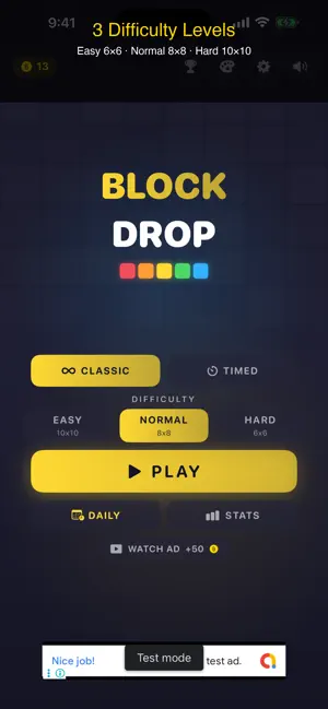 BlockDrop - Block Puzzle screenshot 1