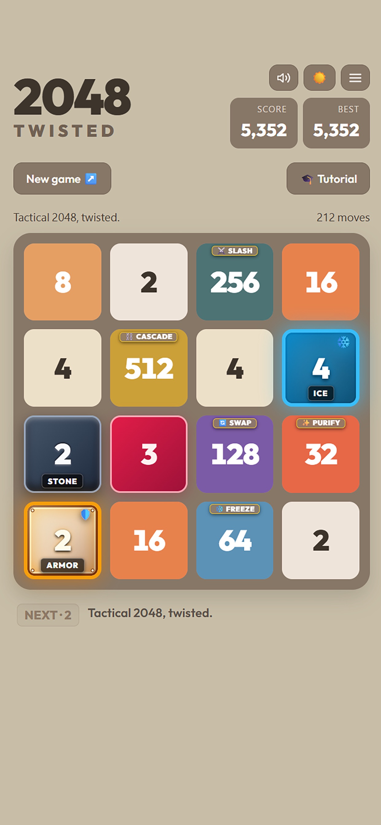 Screenshot 5 of 2048 Twisted