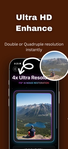 AI FIX°: Restore Old Photos iPhone screenshot
