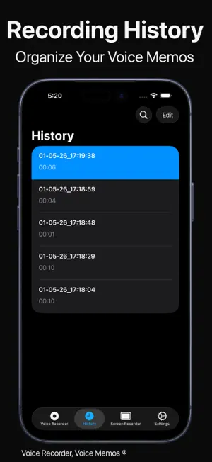 Voice Recorder, Voice Memos ® screenshot 8