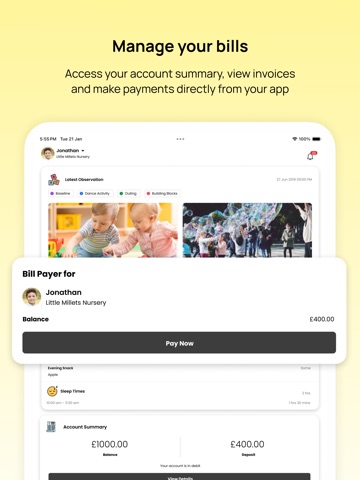 eyparent iPad screenshot
