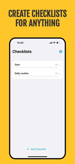 Recheckable: Checklist screenshot 2