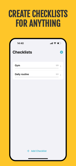 Recheckable: Checklist Screenshot 2 of 3