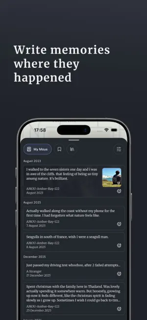 AMOU: A Map Of Us iPhone screenshot 2