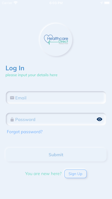Healthcare Direct Screenshot