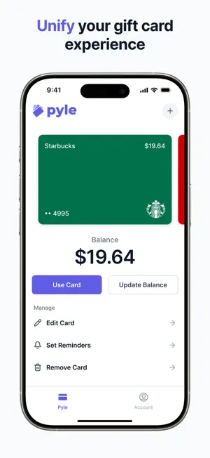 Pyle - Gift Card Wallet screenshot 1