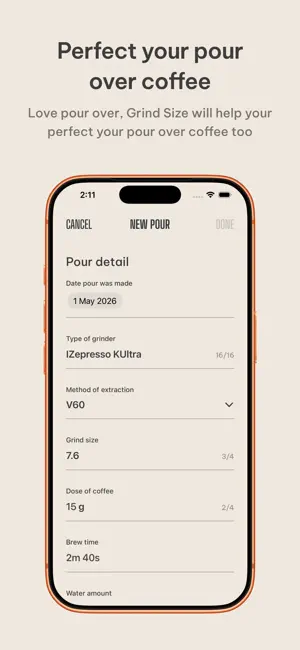 Grind Size Coffee screenshot 4