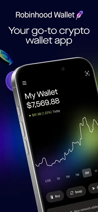 Robinhood Wallet: Swap Crypto screenshot 1