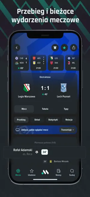Meczyki: Wyniki na żywo, newsy iPhone screenshot 5