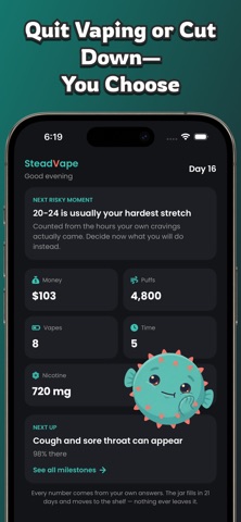 SteadVape: Quit Vaping Screenshot 4 of 7