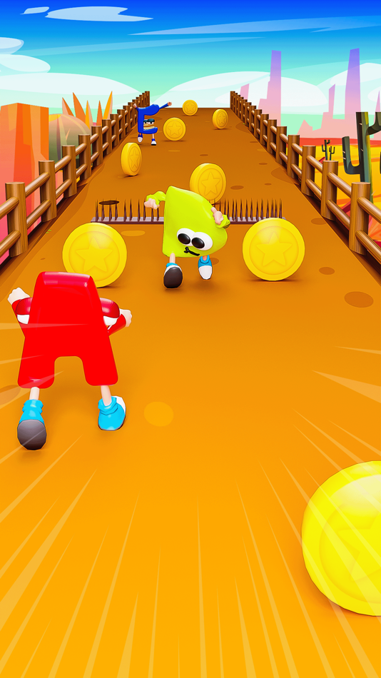 #4. Alphabet Runner 3D ABC Race (iOS) 来自: KUNHAR GAMES LTD