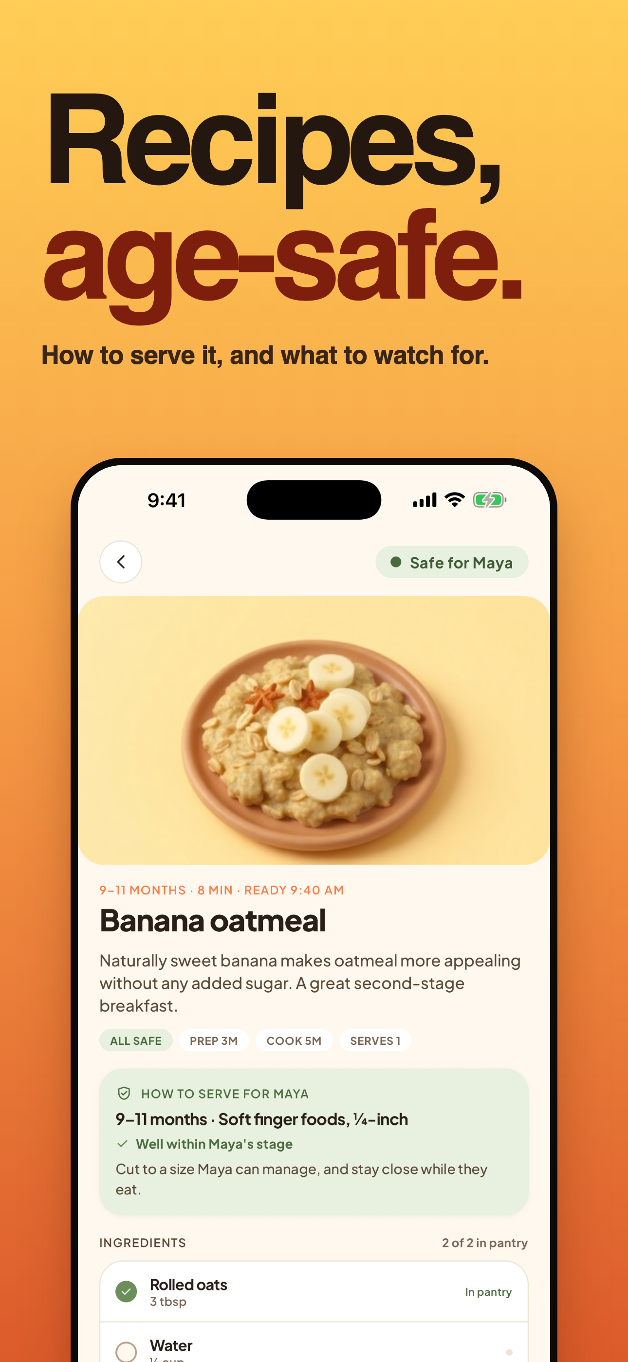 Baby Meal Planner - TinyPlate screenshot 5