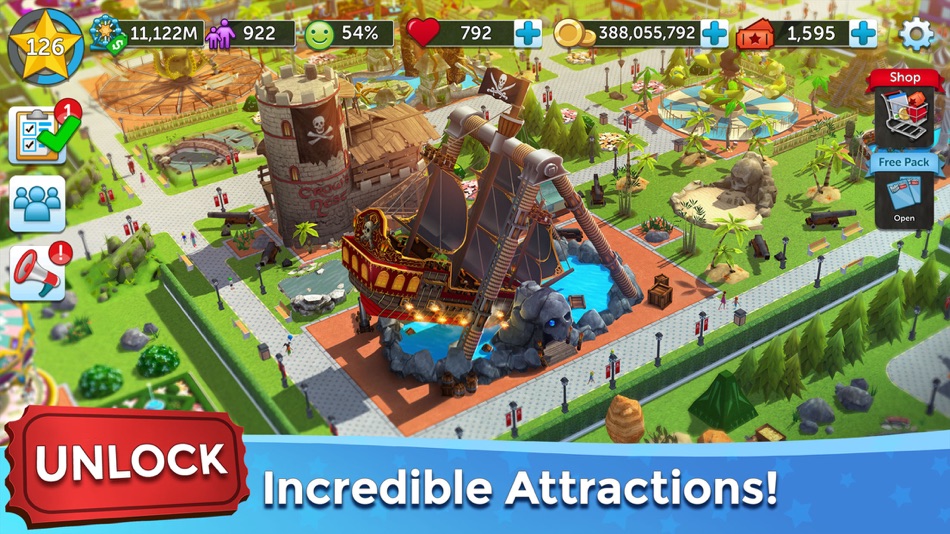 #2. RollerCoaster Tycoon NETFLIX (iOS) Bởi: Netflix, Inc.