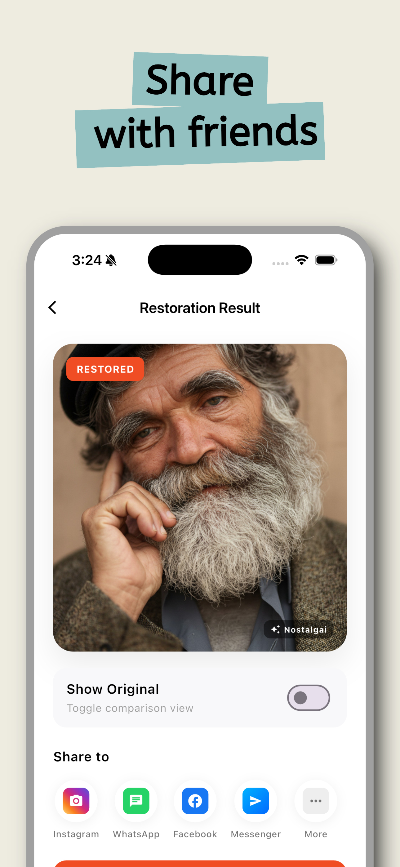 NostalgAI: AI Photo Enhancer screenshot 5