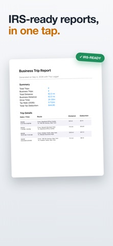 Trip Log: Mileage Tracker screenshot