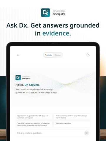 Ask Dx by Docquity iPad screenshot 1