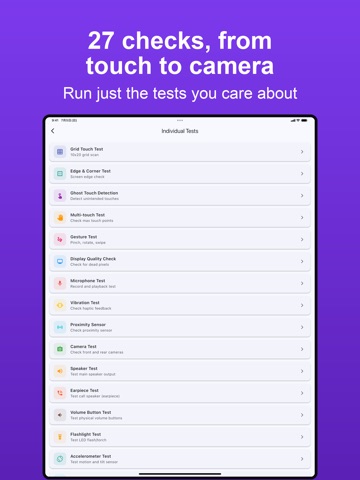 Touchscreen Pro: Phone Test iPad screenshot
