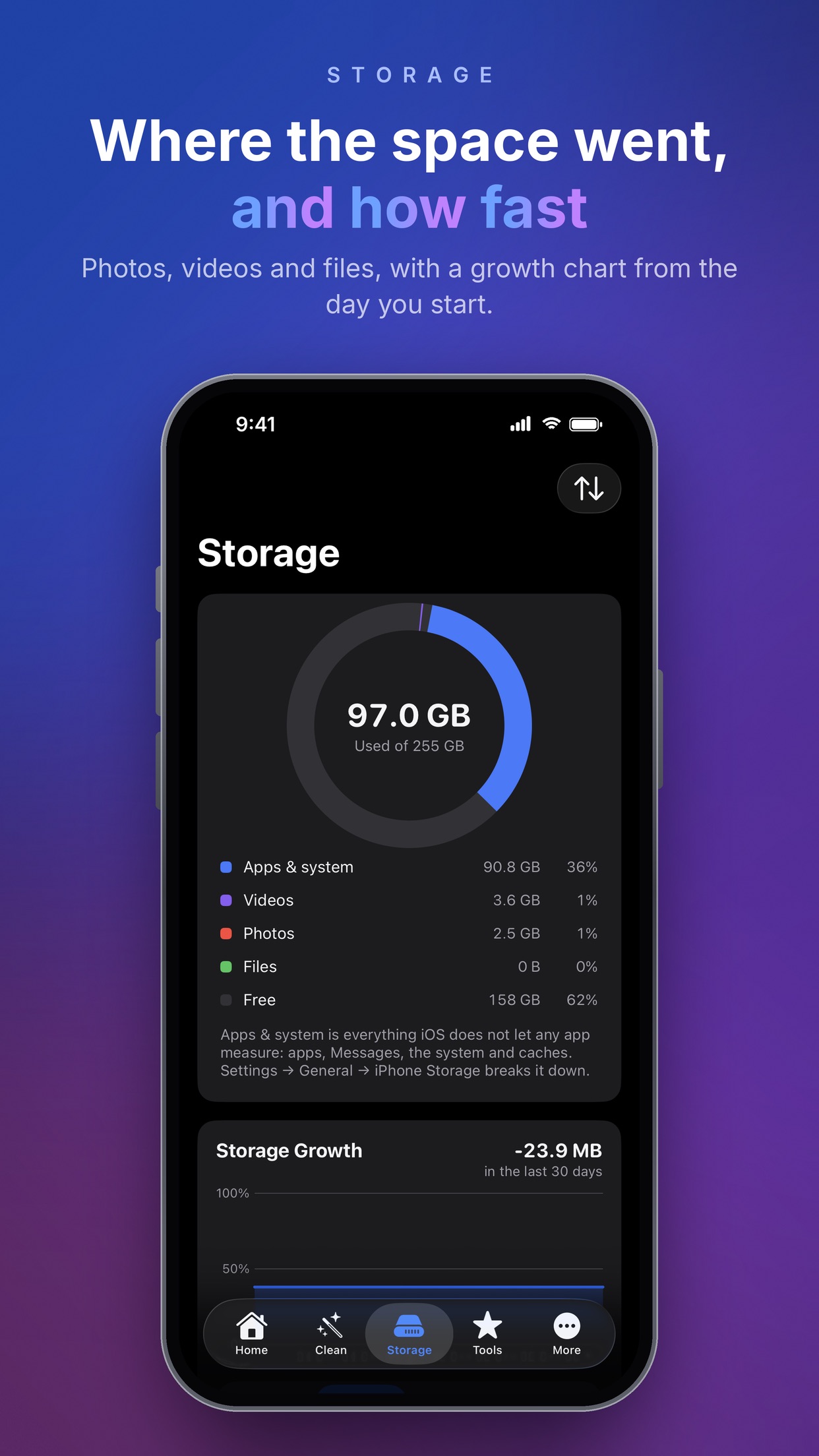 Screenshot 3 of Bytesweep - Phone Cleaner
