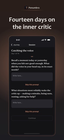 Penumbra: Shadow Work Journal Screenshot 6 of 6