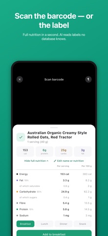 MyMacros: Calorie Tracker iPhone screenshot