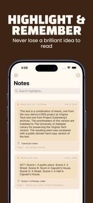 Folio - Smart Book Reader Screenshot 5 of 6
