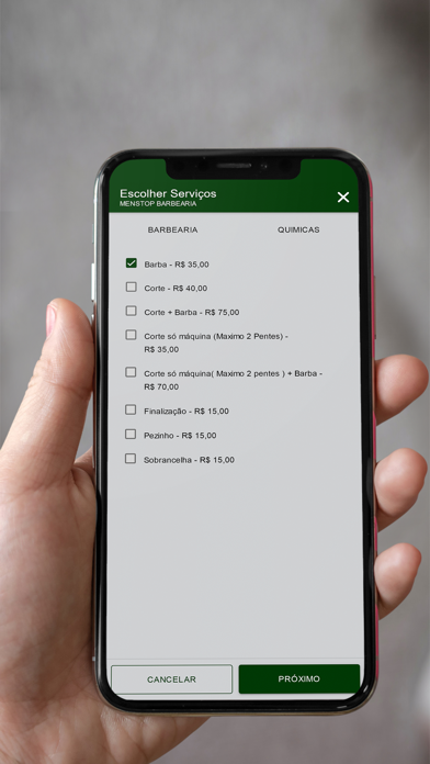 MenStop Barbearia Screenshot