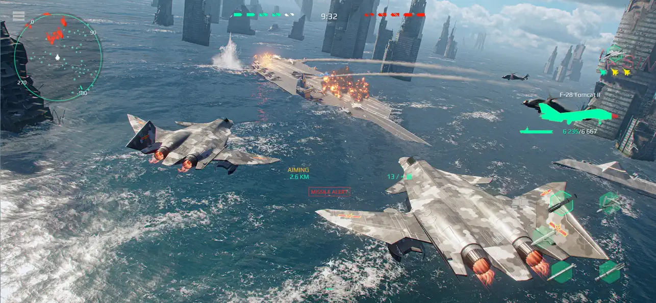 Modern Warships: Naval Battles iOS Mod IPA screenshot 2 - iOS game interface
