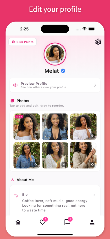 Gojo Ethiopian Dating App screenshot 2