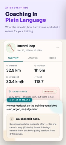 Chad: Private Cycling Coach Screenshot 3 of 8