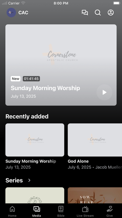 Cornerstone EM app screenshot 2