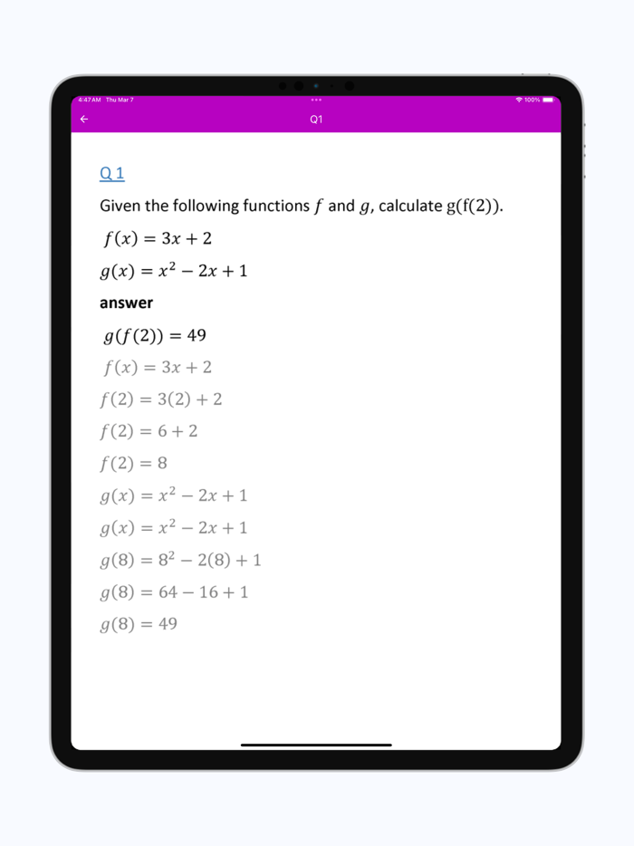 O-Level Math Solutions