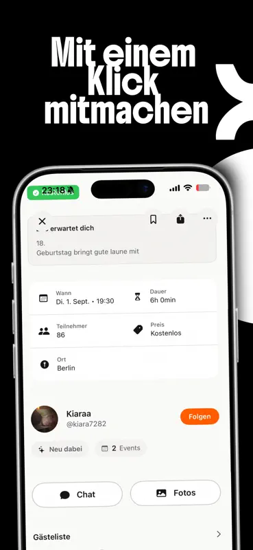 Gathered: Events & Freunde screenshot 3 of 5