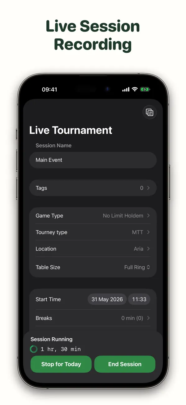 Screenshot #3 pour Poler – Poker Bankroll Tracker