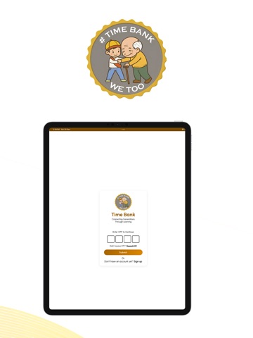 We Too - Time Bank iPad screenshot
