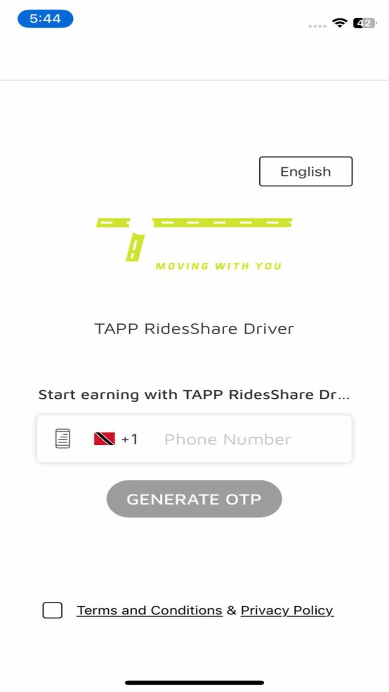 TAPP Rideshare Driver