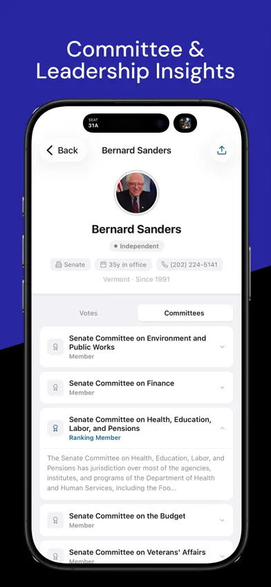 US Congress Explorer screenshot 5