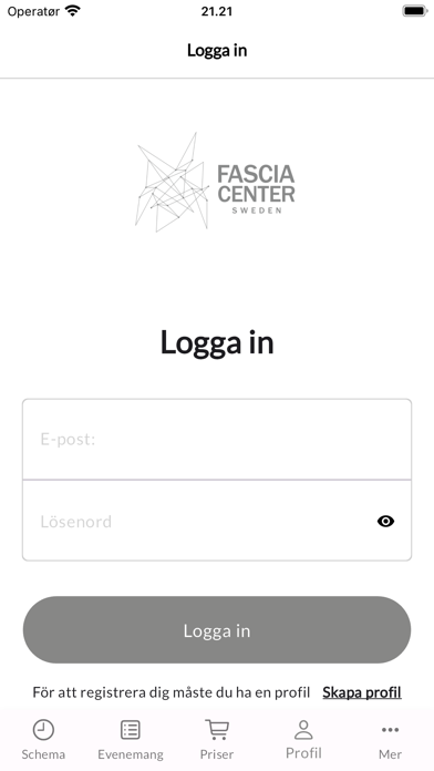 Fascia Center Sweden Screenshot