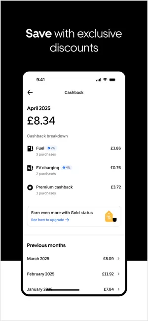 Uber Pro Card iPhone screenshot 5